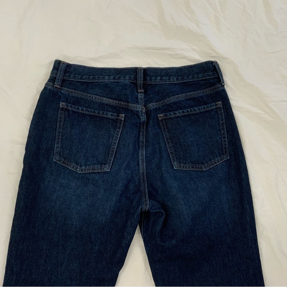 Old Navy Jeans High Rise Slouchy Straight Secret Slim Pockets Size 10 Button Fly - Picture 4 of 15